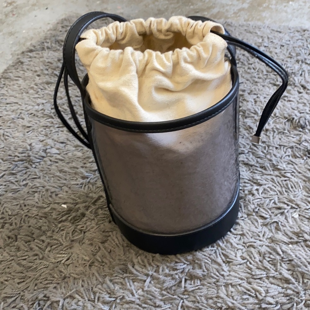 Urban outfitters leather cylinder bag